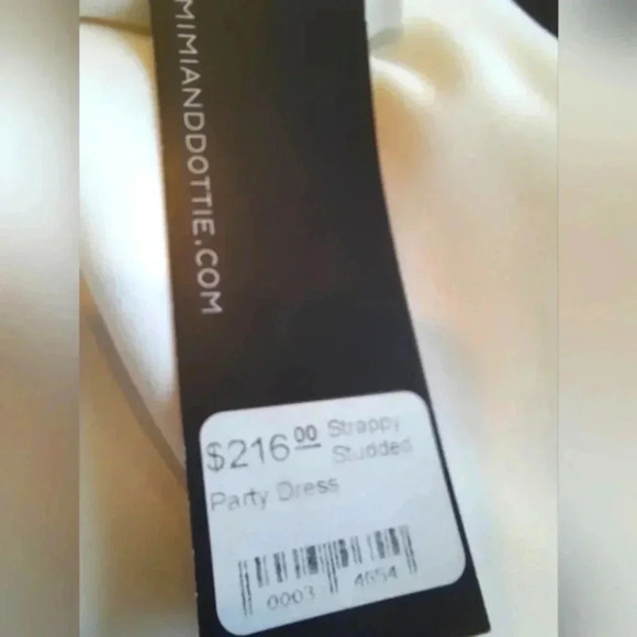 Morena Rosa Studio Strappy Studded Party Dress - Picture 9 of 9